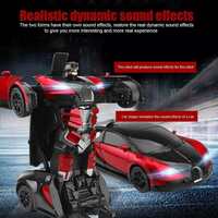 eErlik Plastic Battery Operated Converting Car to Robot