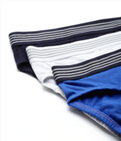 Mast & Harbour Men Pack Of 3 Solid Basic Cut Briefs