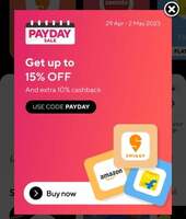 10% cashback upto Rs 50/- on Gift Card purchases on FAVE App.