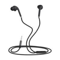 Zebronics Corolla Wired Earphone with Mic (In Ear, Black)

