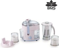 BMS Lifestyle 500W Multifunction 3 Jar Food Processor With Fruit Filter Attachment Free