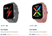 Fire-Boltt  Ninja Calling Pro Plus Bluetooth Calling Smartwatch 39BSWAAY10
