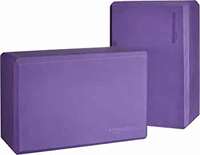 AmazonBasics Yoga Blocks Pair - Pack of 4, Purple