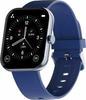 Ambrane Wise Eon Max with 2.01'' Lucid display, BT Calling, with customisable watch face Smartwatch  (Blue Strap, Regular)