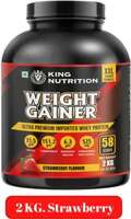 AXIR LIFE SCIENCE KING NUTRITION   Weight Gainers/Mass Gainers  (2 kg, STRAWBERRY FLAVOR)


