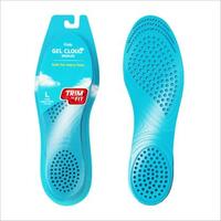 Frido Gel Cloud Ultra Comfortable Trimmable Insole, Large 9-12 UK, Pack of 1 Heel Support (Blue)