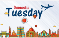 Akbar Travels Domestic Tuesday- Up to Rs.5000 Off on Domestic Flights