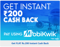 Happy Fares- Get Instant Rs.200 Cashback Pay Using Mobikwik