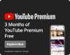 3 Months of YouTube Premium Worth Rs.399 for 75 Supercoins 