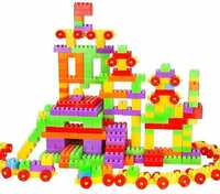 ARIZON Building Blocks with Wheel/Smart Activity Train Blocks For Kids 51+pcs  (Multicolor)