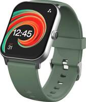  Ambrane Wise Eon Pro1.85 lucid display with BT calling Smartwatch  (Green Strap, Regular)