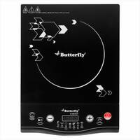 Butterfly Rapid Plus Induction Cooktop  (Black, Push Button)