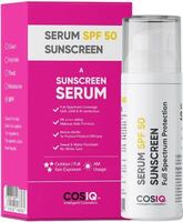 Cos-IQ SunProtect SPF-50 Outdoor Sunscreen Serum SPF 50 PA+++ 30ml | Only 2 Drops Full Coverage