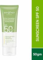 Dot & Key CICA Niacinamide Face Sunscreen SPF 50 PA+++ UV Protection, Oily Acne Prone Skin - SPF 50 PA+++