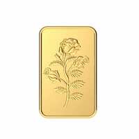 Malabar Gold & Diamonds 24k (999) Rose 2 gm Yellow Gold Bar