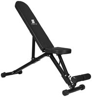 Symactive Adjustable & Foldable Multipurpose Gym Bench for Full Body Workout, Max Weight 350 KG