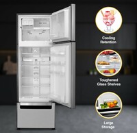 Whirlpool 260 L Frost-Free Multi-Door Refrigerator (FP 283D PROTTON ROY, German Steel)