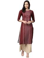 Vaamsi Women Crepe KURTA