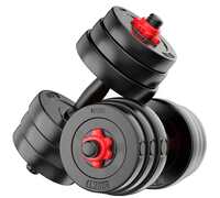 StarX 10 Kg PVC Plates Dumbbells set