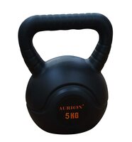 Aurion Premium Strength Training Kettlebells for Weightlifting - 1Pc (5 Kg, Black) 