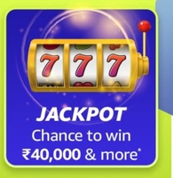 Amazon Jackpot Chance to win Rs.40000 or more 