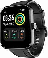 Noise ColorFit Pulse Grand Smart Watch with 1.69"(4.29cm) HD Display, 60 Sports Modes, 150 Watch Faces, Fast Charge, Spo2, Stress, Sleep, Heart Rate Monitoring & IP68 Waterproof (Jet Black)