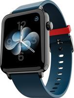 DEFY Space Pro Smartwatch with 1.69" HD Display, 24H Heart Rate & Real Time SpO2 Smartwatch  (Blue Strap, Free Size)