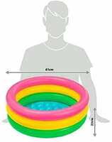 Myhoodwink Inflatable Baby Pool, Multi Color (2-feet) Inflatable Swimming Pool on Flipkart