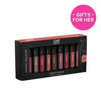 Love Earth Liquid Mousse Miniature Liquid Matte Lipstick - Pack of 9 (18ml)