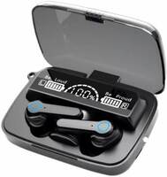 Tunifi M19 Earbuds Upto 48 Hours Playback with Power Bank and ASAP Charge Bluetooth Headset 