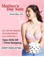 Zivame Mother's Day sale: Upto 60% off + Free Shipping 