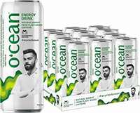 O'CEAN Energy Drink Sustainable Edition 330 Ml- Enriched With Plant-Based Natural Caffeine, Glucose & Vitamins|Pack of 12