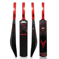 FitBox Sports Viper Series Full Size Heavy Duty Plastic Cricket Bat Suitable with Tennis Ball, Wind Ball & Plastic Ball.