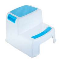 NYTRYD 2 Step Stool Sturdy Plastic Step Stool for Kids Sink Use & Toilet Training, Toddler Step Stool Bathroom & Kitchen, Slip Resistant Dual Step Children Step Stools

