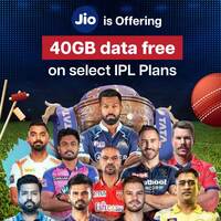 Jio offers upto 40GB data free on IPL Plans (Jio Gems Cricket contest)