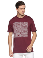 UrGear Maroon Crew T-Shirt at ₹409