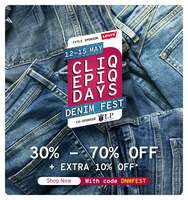 Tatacliq Cliq Epic Days Denim Fest- 30-75% Off + Extra 10% Off Denims