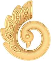 P.C. Chandra Jewellers Yellow Gold 14KT(585) BIS Hallmark Pendant - 0.72 Gram