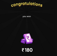 Cred Cashback Offer - Got Rs.180 via CRED UPI 