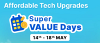 Super value days- Upto 80% Off on electronics & accessories - up to ₹5250 bank offers of HDFC/ Kotak /Indusind (14-18 may)