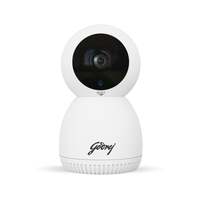 Godrej Security Solutions EVE PRO panTilt Smart WiFi Security Camera for Home with 350 Degree 3MP (HD) | 2-Way Audio | Night Vision | Smart Motion Tracking | Humanoid Detection, Alarm System, White