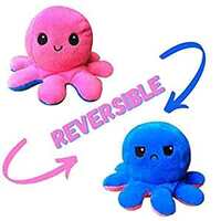 TEDSTREE Mini Octopus Soft Push Toy - Small Stuffed Animal, Ocean Animal Toy for Kids/Girls/Boys Birthday & Xmas Gift Present, Dimension (20 * 10 * 8) cm - Assorted Colour - 1 Piece