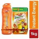 Dabur Glucoplus C Orange Instant Energy Beverage Mix 1 kg (Free Sipper)