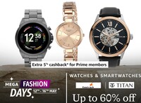Titan Fastrack Smartwatch's Up to 60% Off + Extra Coupon Off & Collect Rewards Offer
