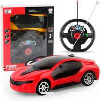 Toys World 3D Fast Steering Remote Car  (Red)