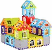 FTAFAT Happy House Building Blocks, Learning/Educational Puzzle Toy,Best Gift for Kids  (Multicolor)