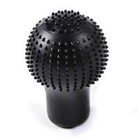 Auto Pearl Car Non Slip Soft Silicon Black Color Gear Shift Knob Cover- (Round Shape)