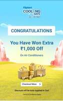 Tap & Win Flat Rs.1000 Off on Selected Ac's (Valid Till Today)
