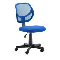 AmazonBasics Low-Back Computer Chair (Nylon, Blue)