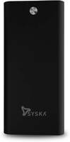 Syska 20000 mAh Power Bank (18 W, Fast Charging)  (Pearl Black, Lithium Polymer)